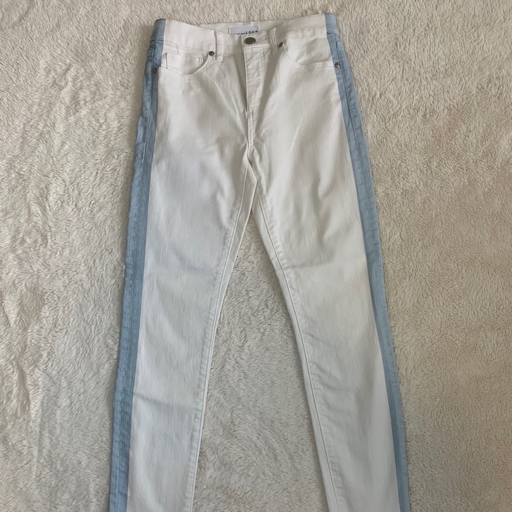 White and Blue Jeans